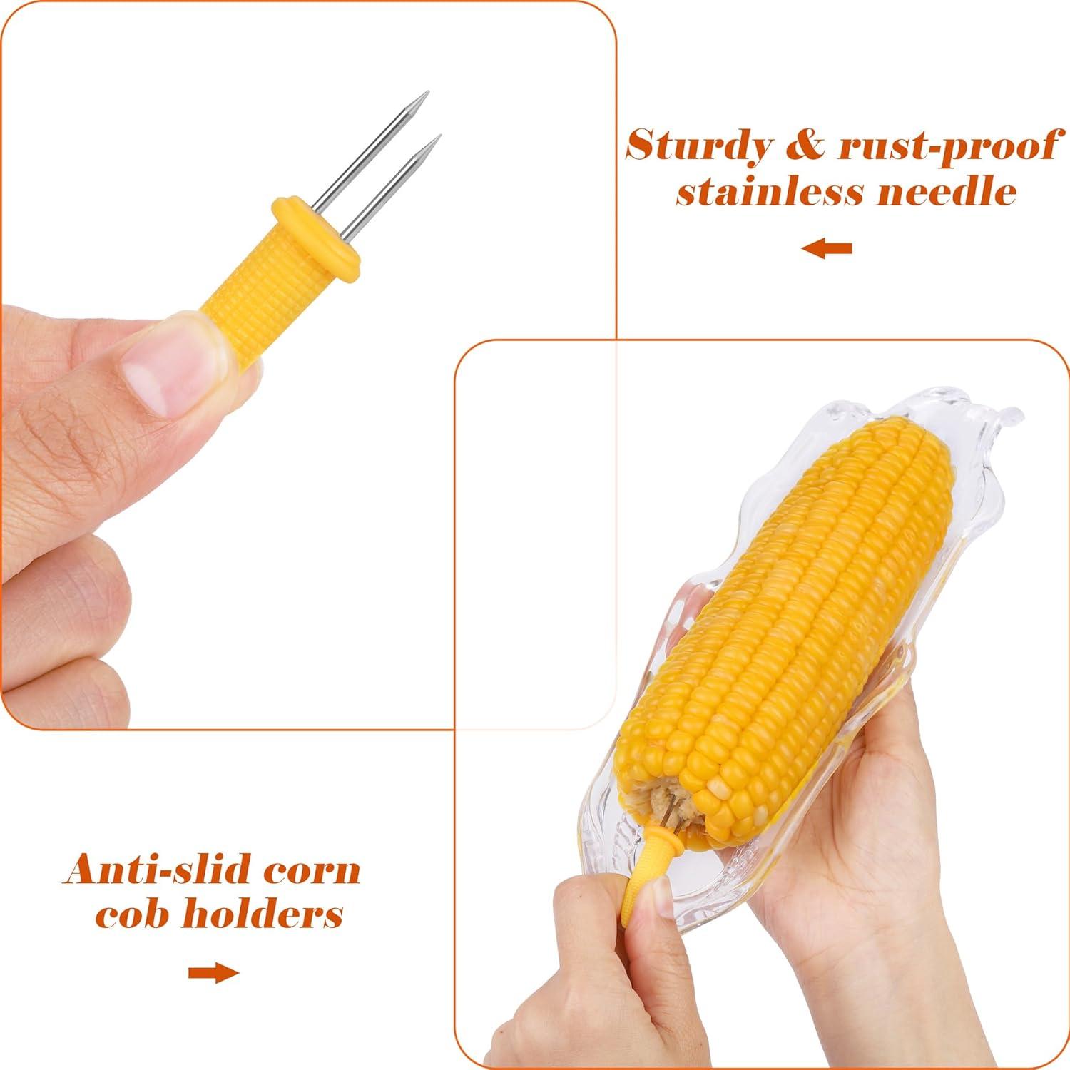 Juego de Platos y Soportes para Mazorcas Aodaer - 46 Piezas