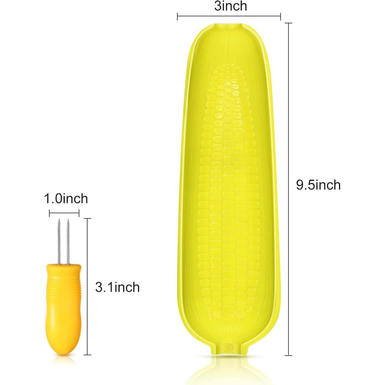 Juego de 24 Piezas Sujetadores de Mazorcas Patelai - Acero Inoxidable