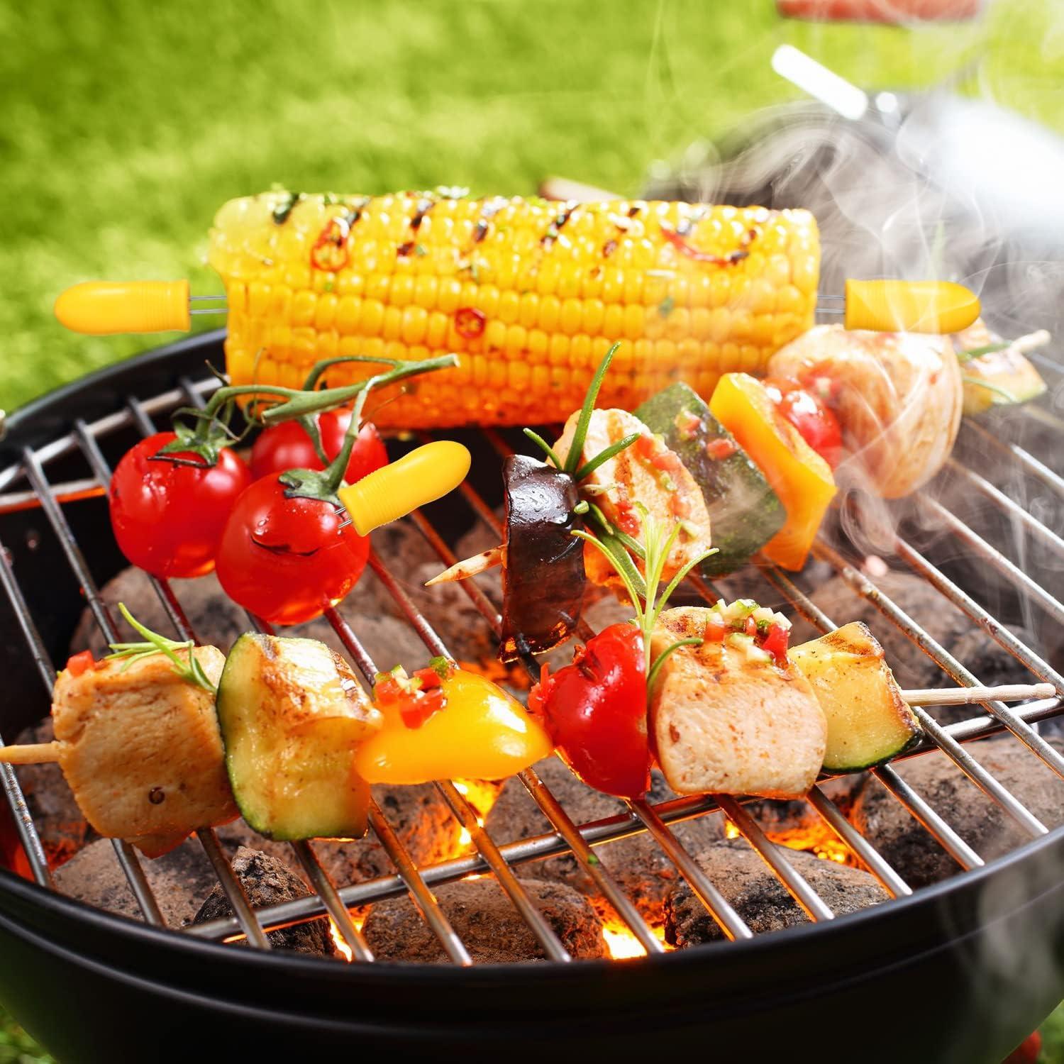 Juego de 24 Piezas Sujetadores de Mazorcas Patelai - Acero Inoxidable