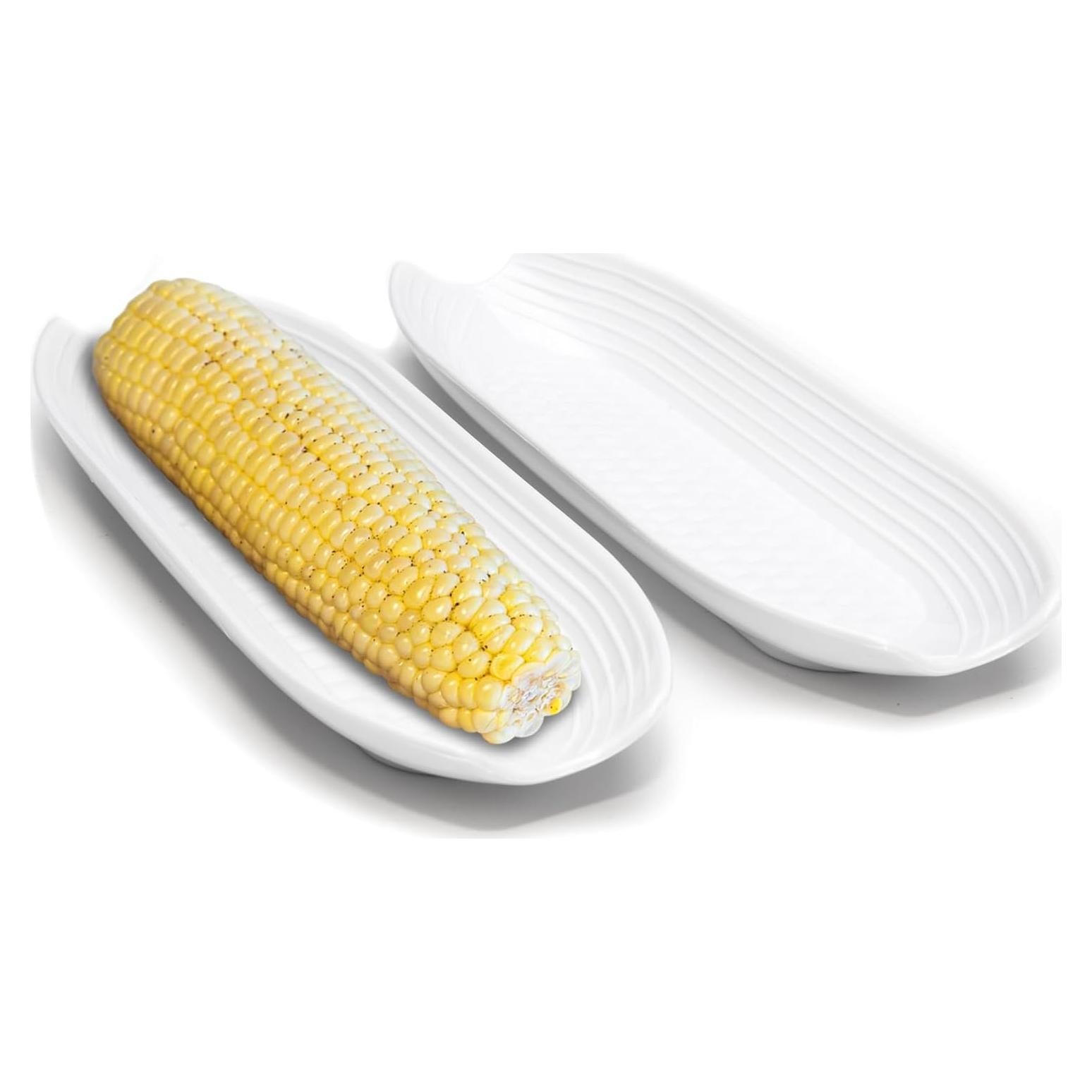 Juego de 2 Platos de Maíz en Mazorca Fox Run - Antideslizante