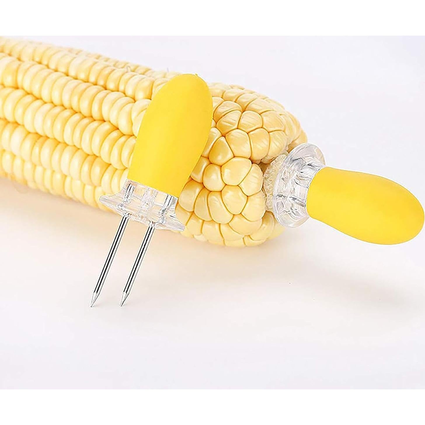 16 Piezas Sujetadores de Maíz YIKANGHENG Acero Inoxidable