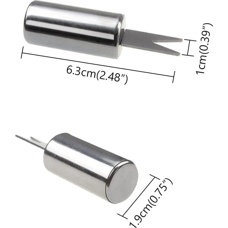 Sujetadores de Mazorcas de Maíz Senzeal - Acero Inoxidable, 8 Pcs