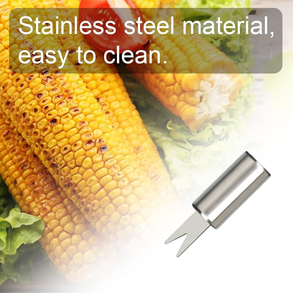 Sujetadores de Mazorcas de Maíz Senzeal - Acero Inoxidable, 8 Pcs