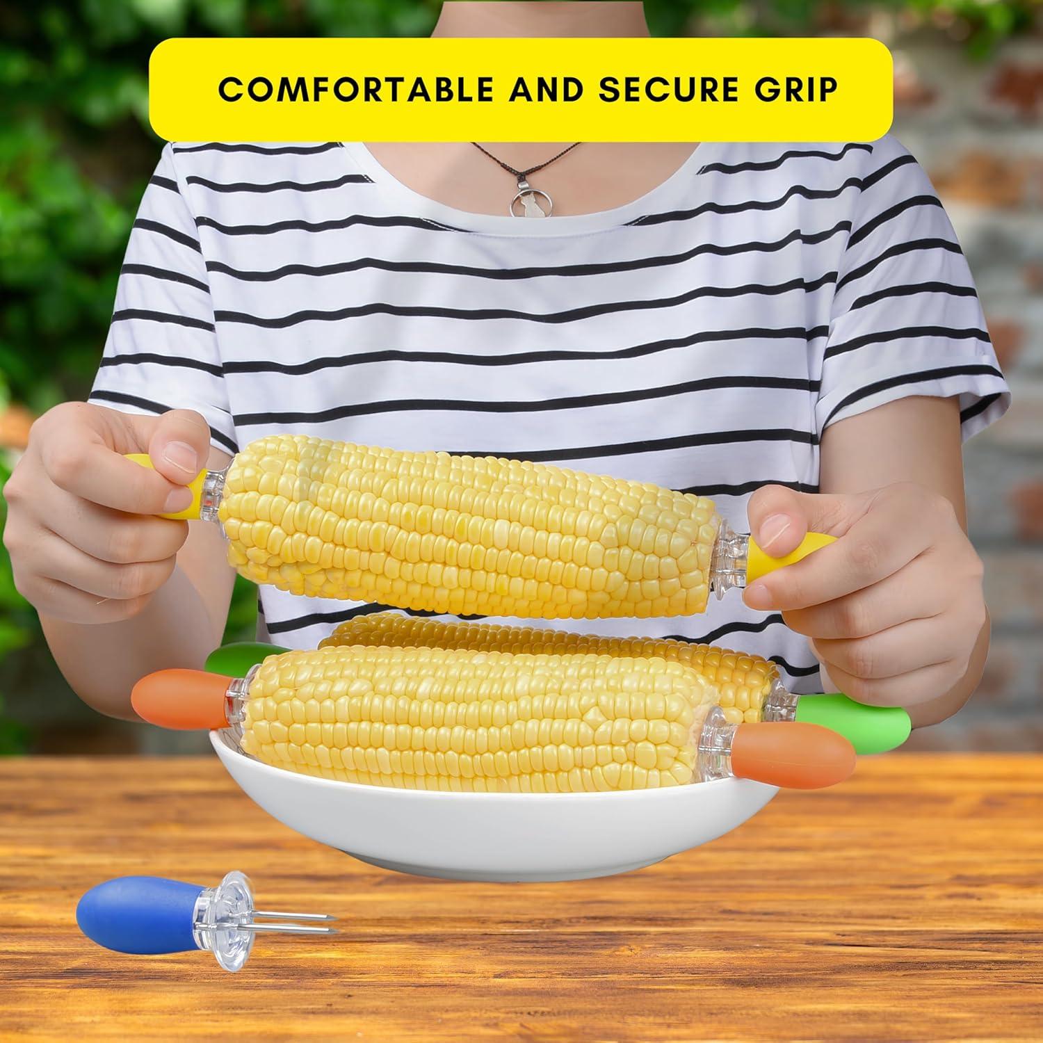 Juego de Sujetadores de Mazorcas de Maíz Kare & Kind 8 Piezas