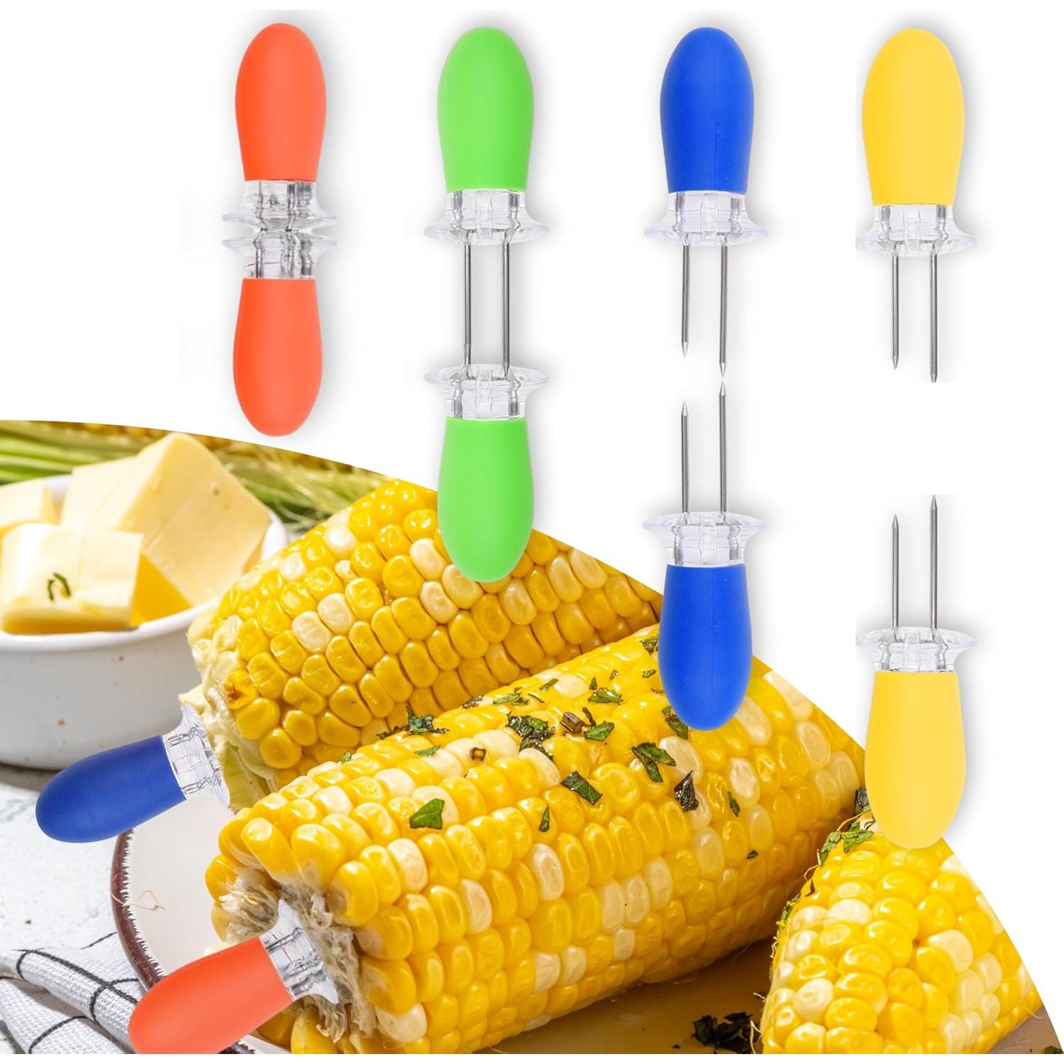 Juego de Sujetadores de Mazorcas de Maíz Kare & Kind 8 Piezas