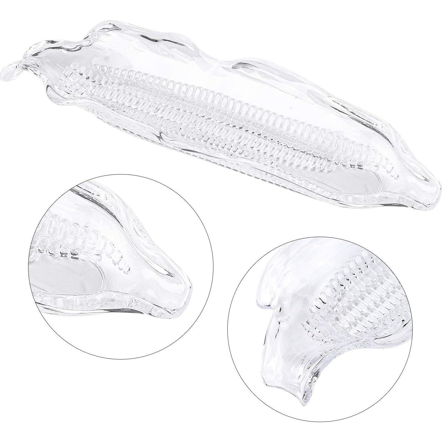 Bandejas de Plástico Transparentes Ruisita - 12 Paquetes 26.8 cm