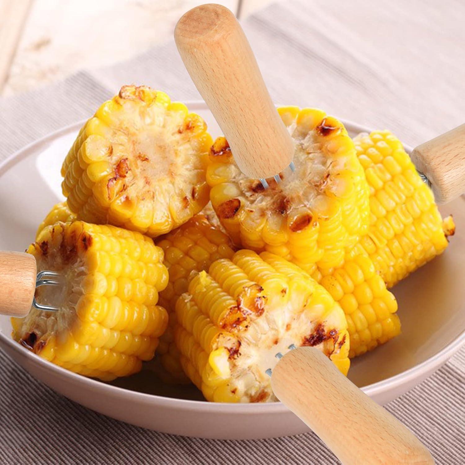 14 Sujetadores de Mazorca de Maíz Elesunory - Acero Inoxidable