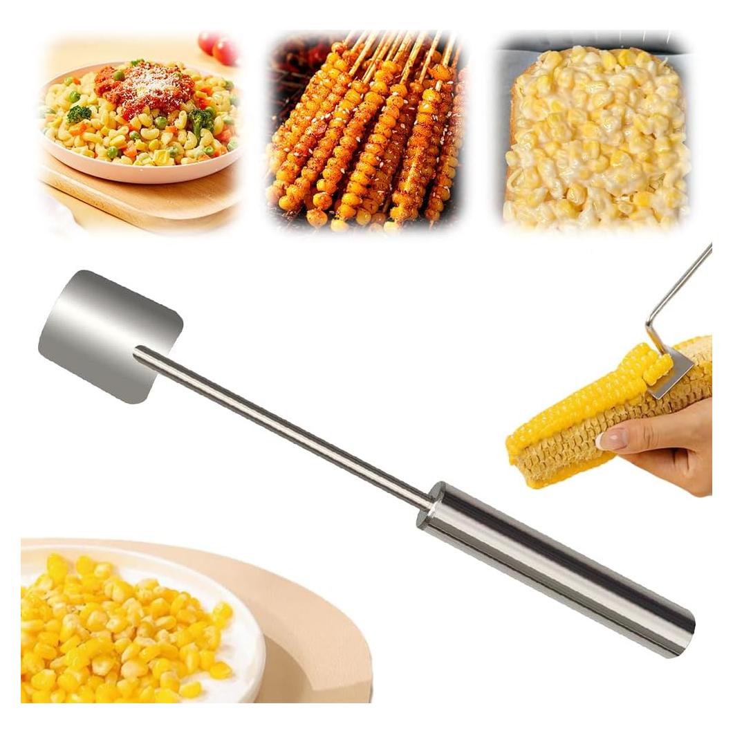 Pelador de Maíz de Acero Inoxidable Medech - Cortador Manual