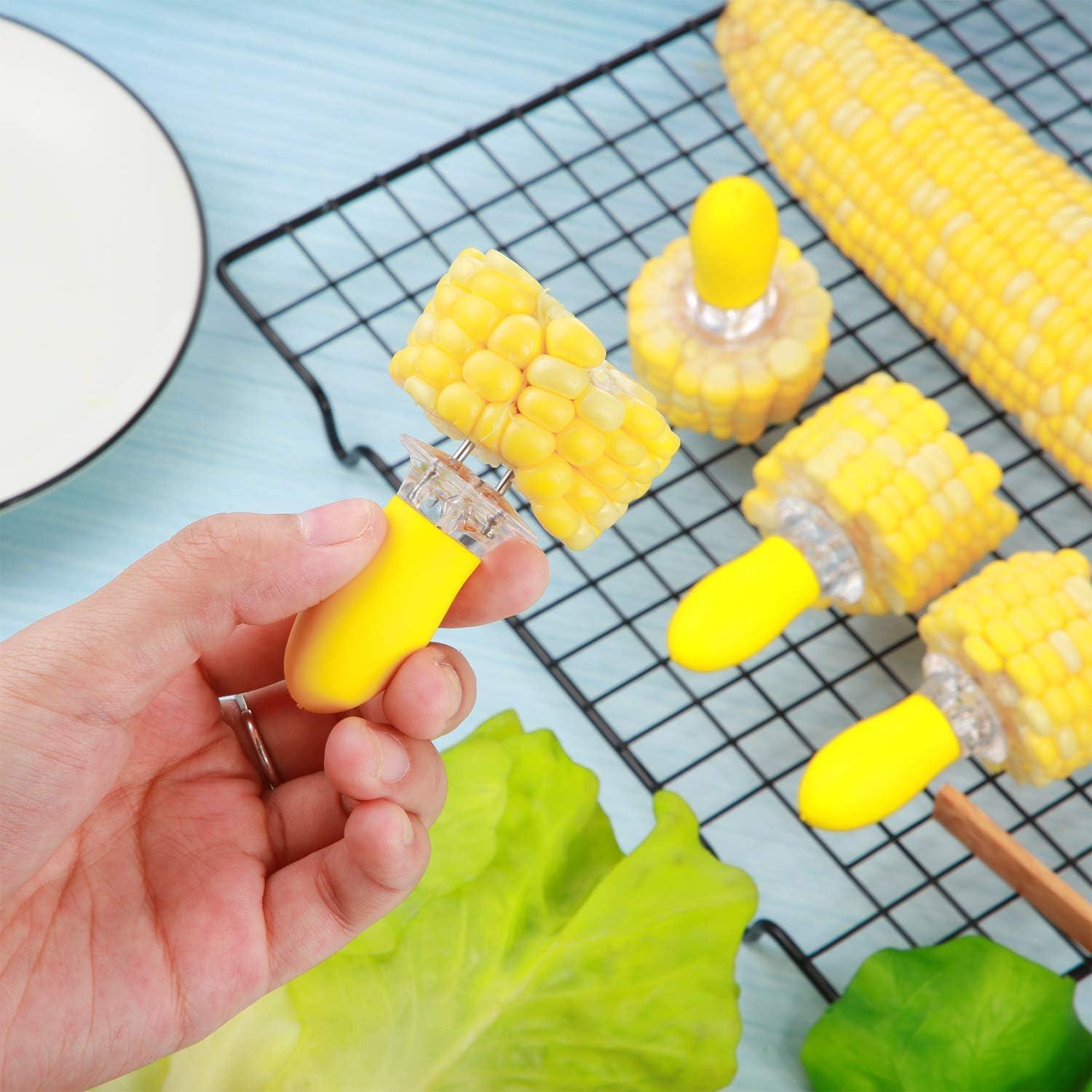 Juego de Utensilios para Maíz Nuenen - 4 Bandejas y 8 Soportes