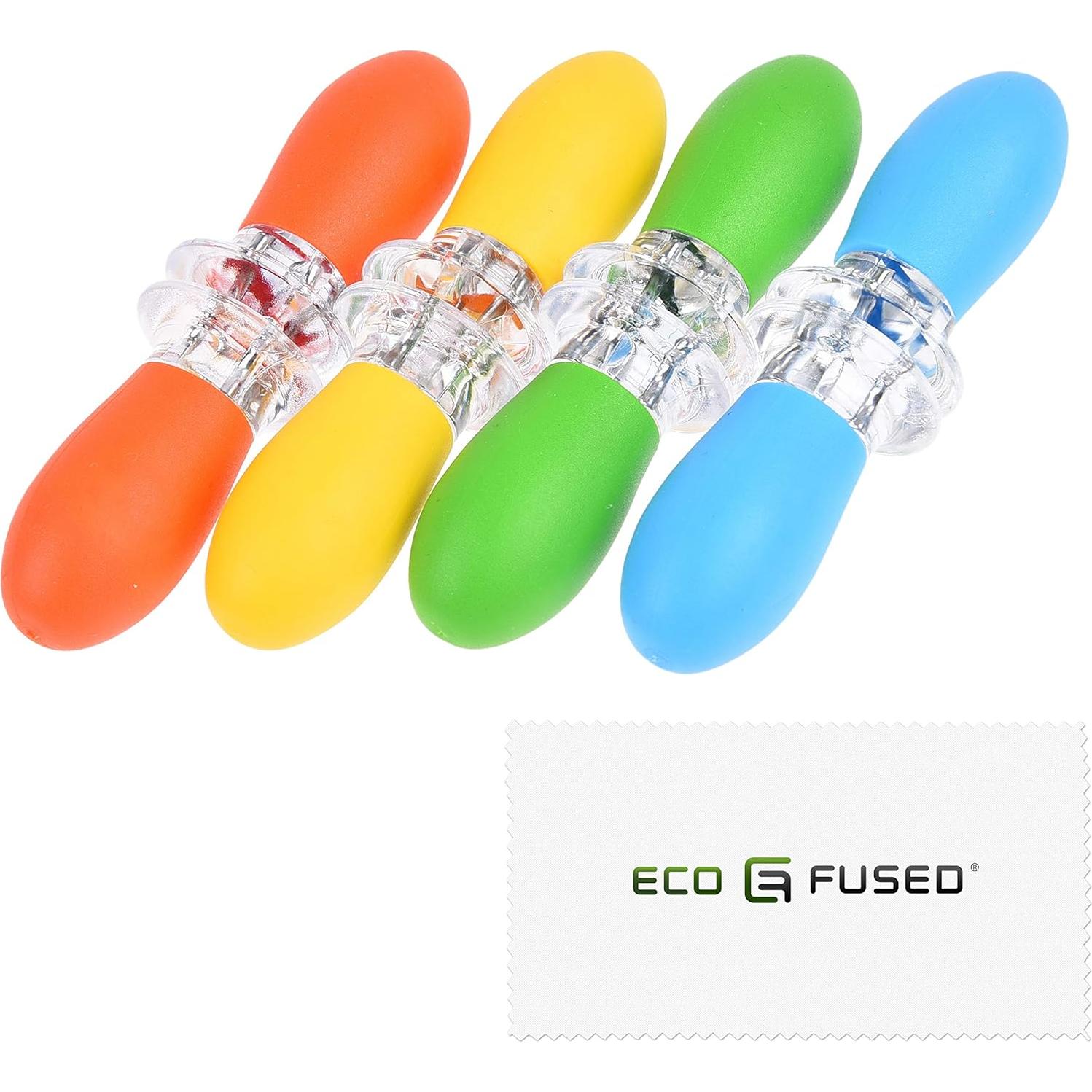 Soportes de Maíz Eco-Fused - 4 Pares Colores Vibrantes