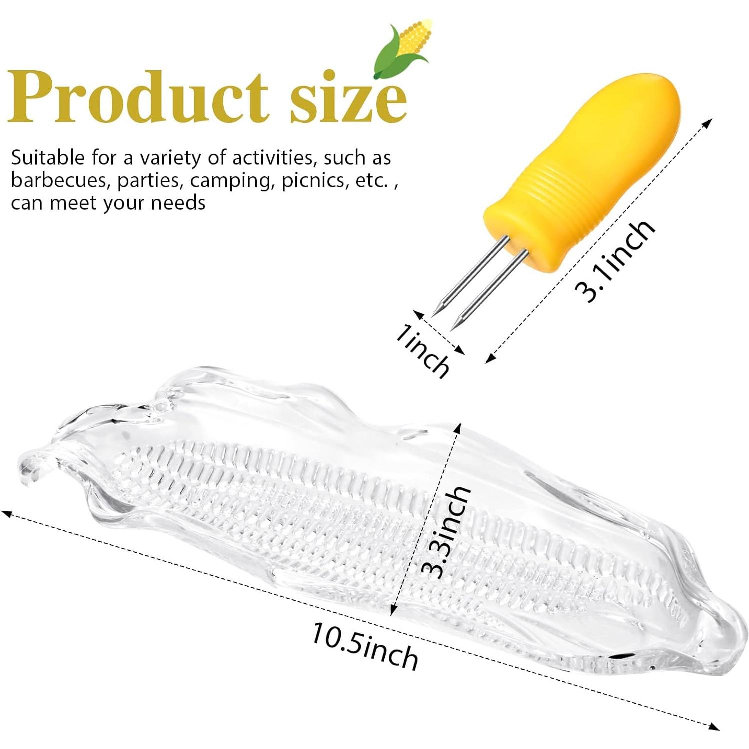 Juego de 12 Sujetadores de Mazorcas y Platos de Maíz Patelai