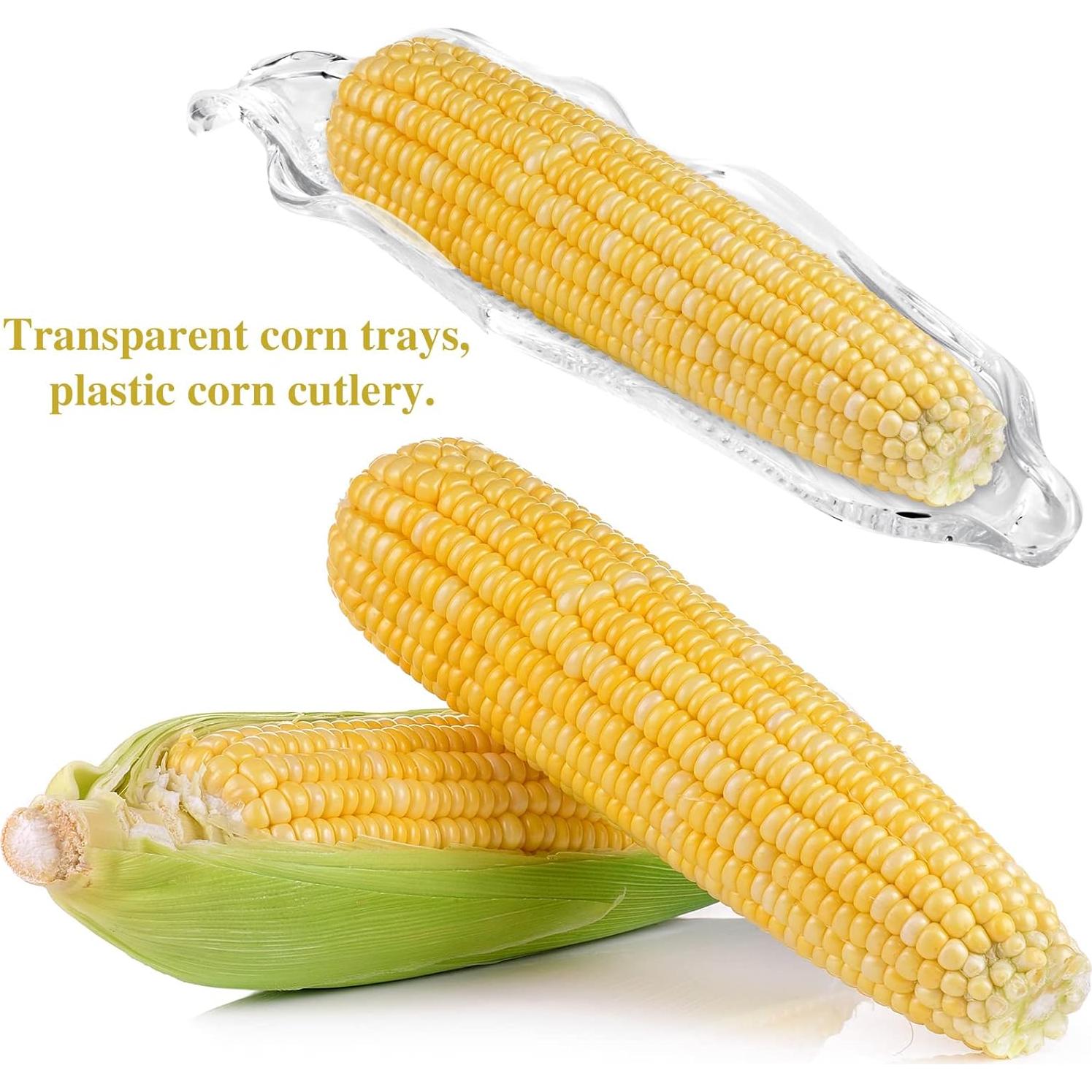 Juego de 12 Sujetadores de Mazorcas y Platos de Maíz Patelai