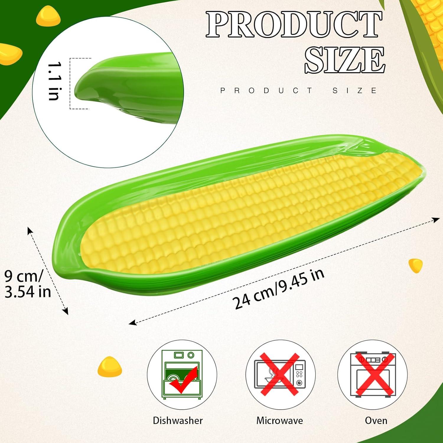 Platos de Maíz Melamina Antideslizantes Teenyyou - 4 Pcs