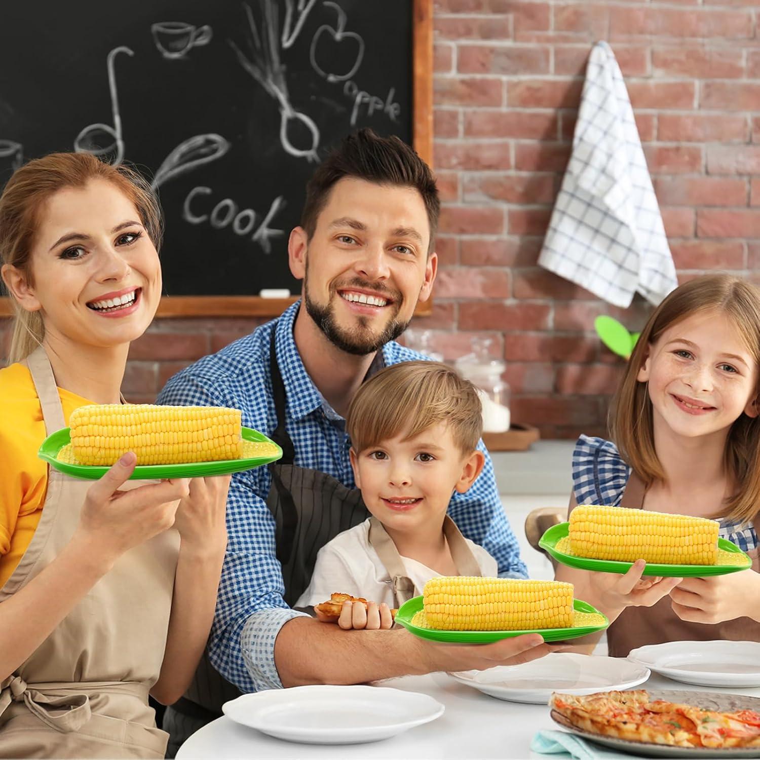 Platos de Maíz Melamina Antideslizantes Teenyyou - 4 Pcs