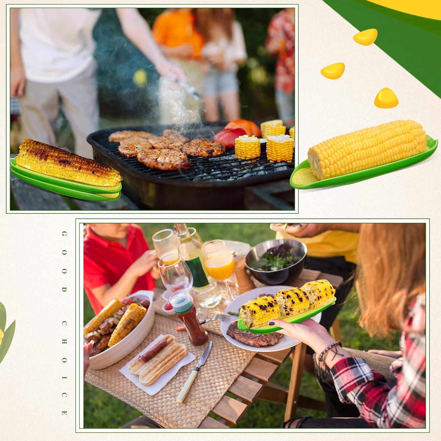 Platos de Maíz Melamina Antideslizantes Teenyyou - 4 Pcs