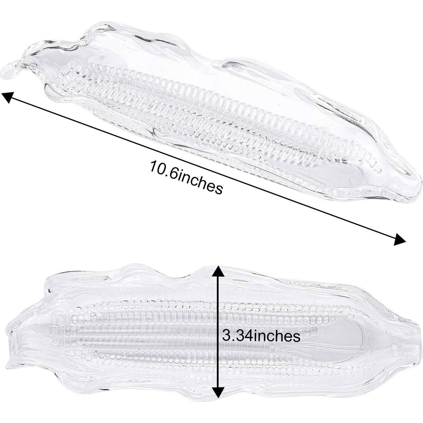 Bandejas Transparentes de Maíz Ruisita - 6 Unidades 26.8 cm