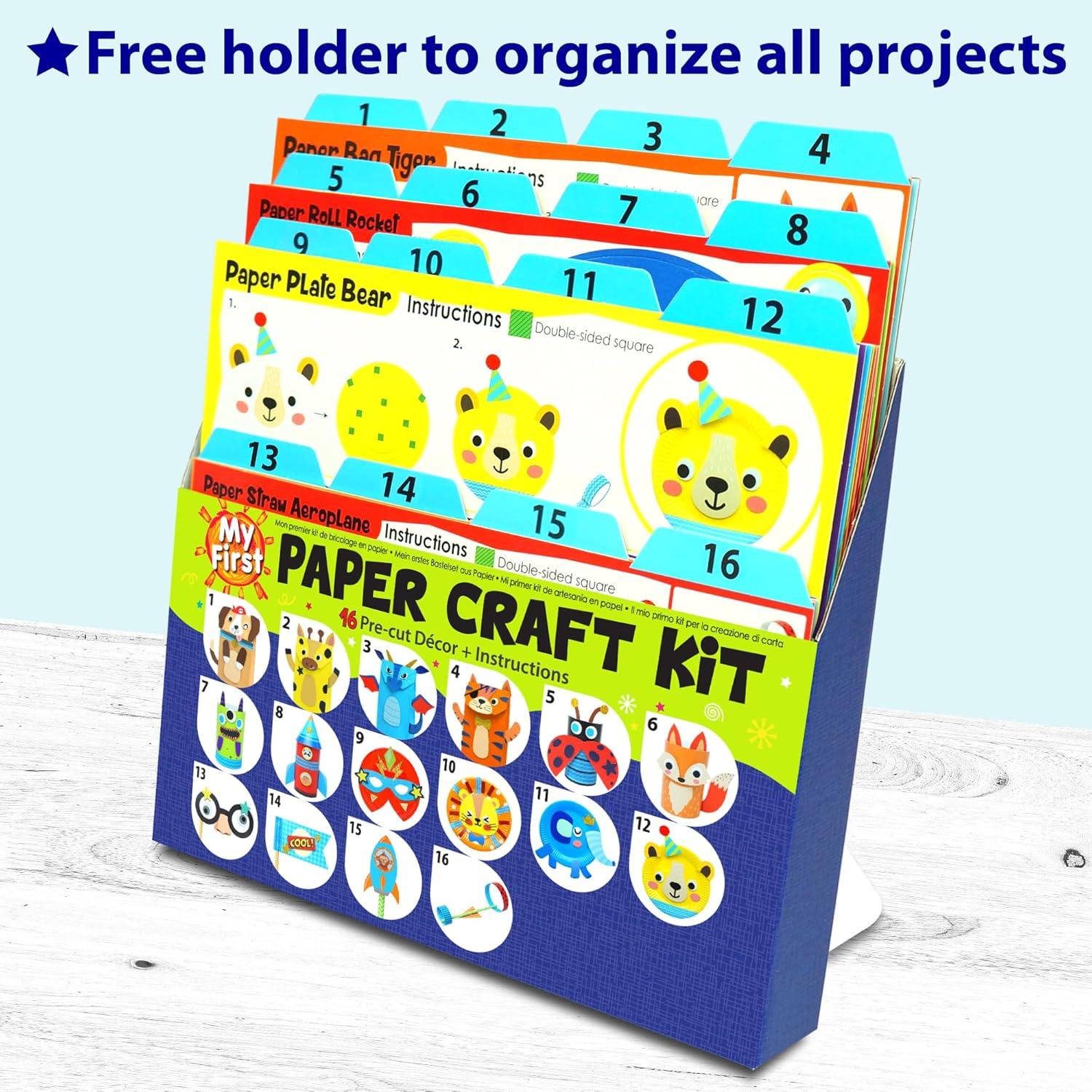 Kit de Manualidades de Animales KRAFUN para Niños 3-8 Años