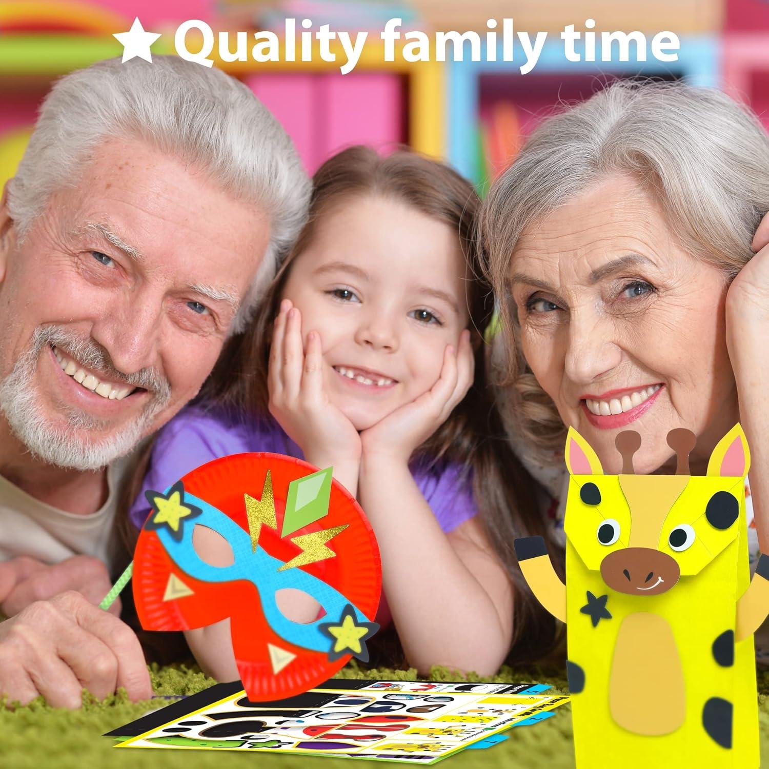 Kit de Manualidades de Animales KRAFUN para Niños 3-8 Años