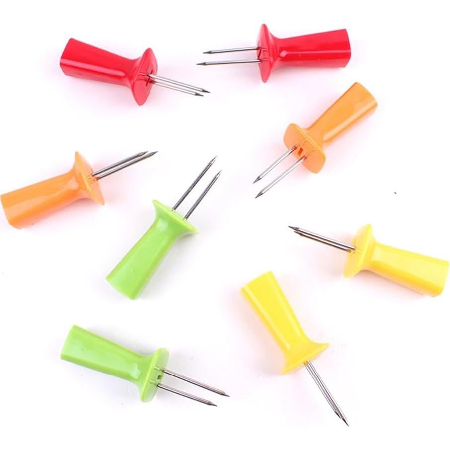 16 Tenedores de Maíz SUPVOX de Acero Inoxidable para Barbacoa