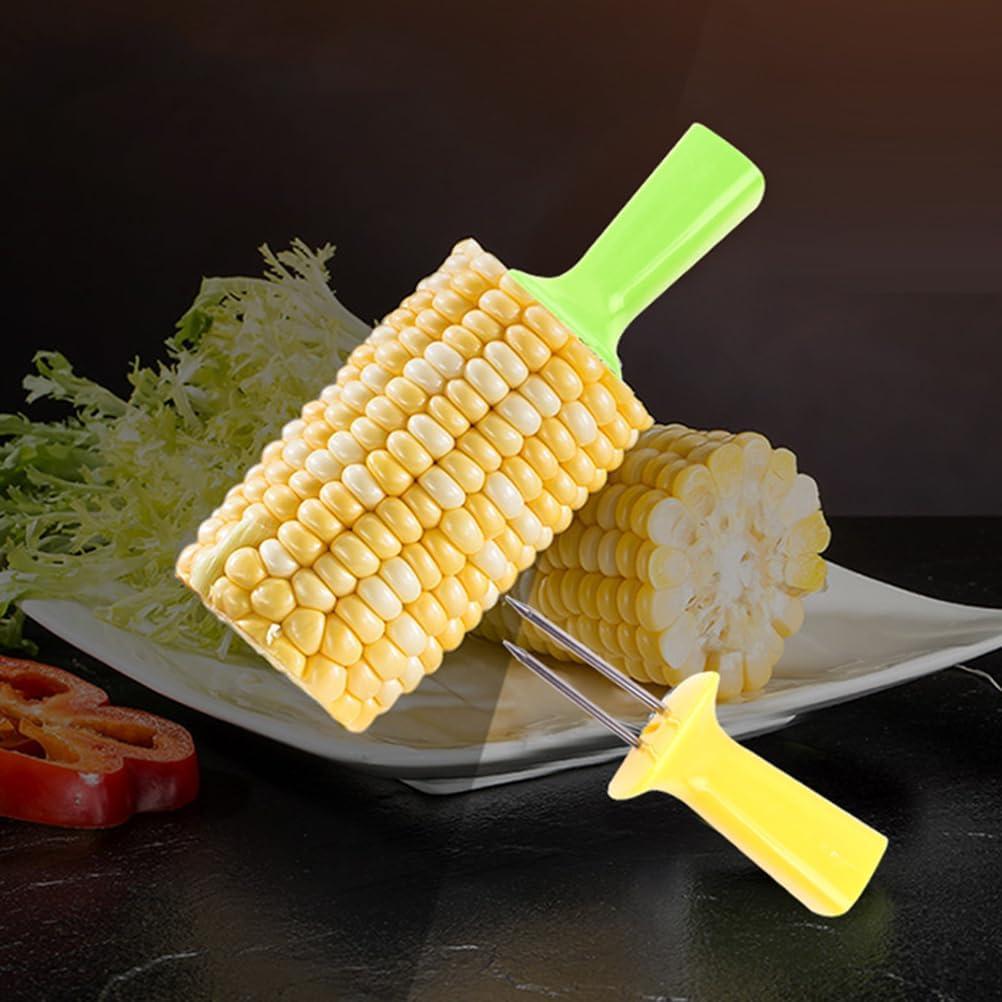 16 Tenedores de Maíz SUPVOX de Acero Inoxidable para Barbacoa