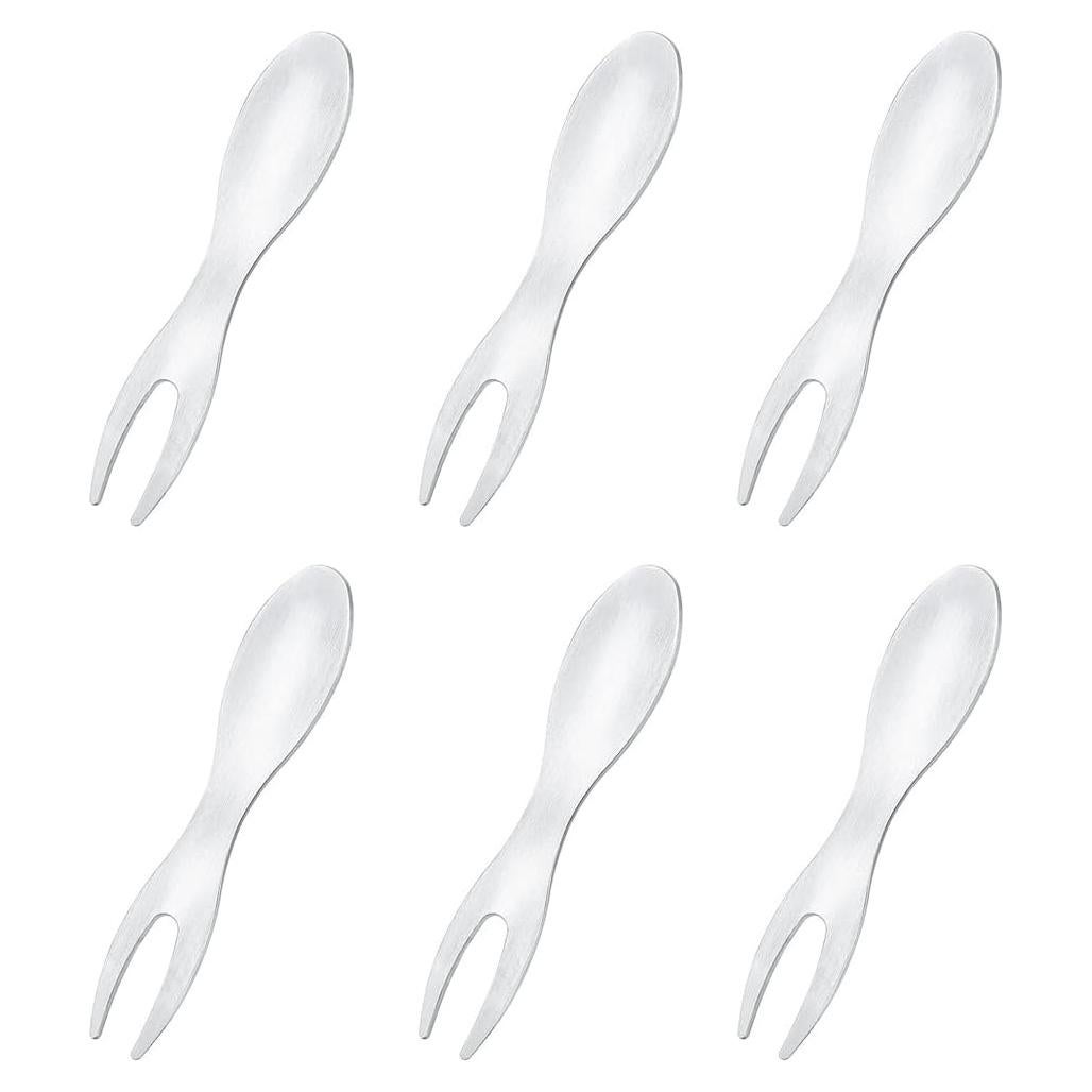 6 Sujetadores de Maíz Acero Inoxidable Lasenersm BBQ Plateado