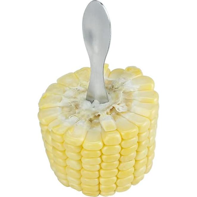 6 Sujetadores de Maíz Acero Inoxidable Lasenersm BBQ Plateado