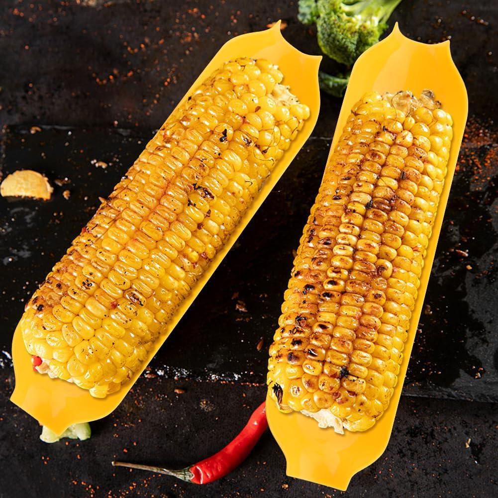 Juego de Platos y Sujetadores de Mazorcas de Maíz CALIDAKA - 30 Piezas