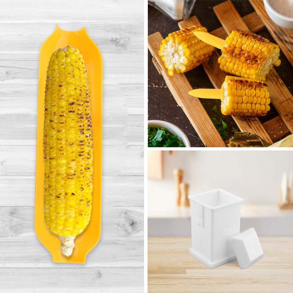Juego de Platos y Sujetadores de Mazorcas de Maíz CALIDAKA - 30 Piezas