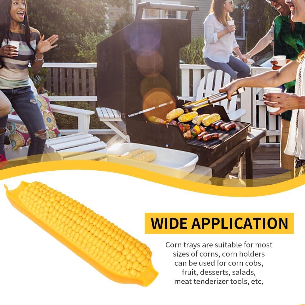 Juego de Platos y Sujetadores de Mazorcas de Maíz CALIDAKA - 30 Piezas