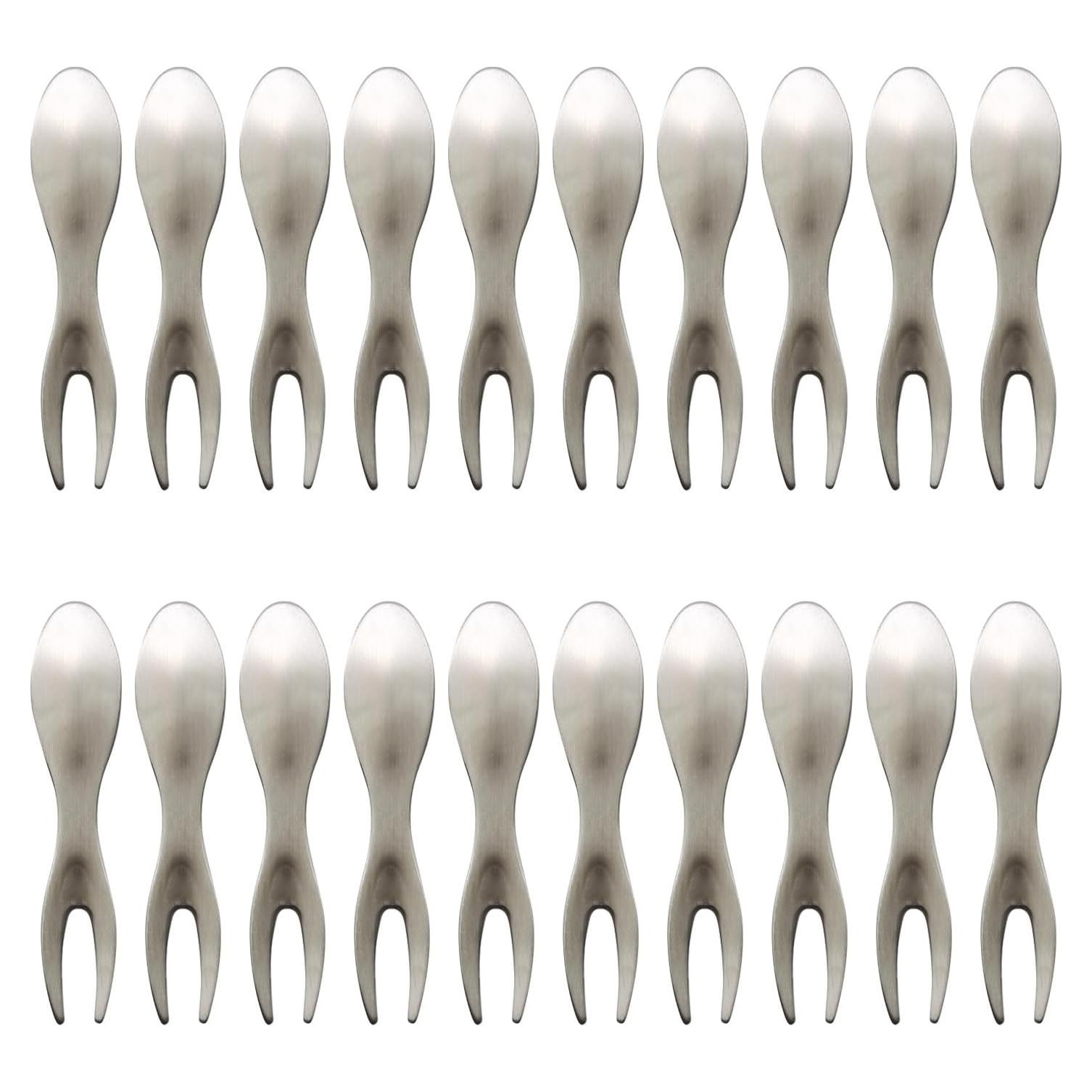 Paquete de 20 Sujetadores de Maíz Acero Inoxidable 6 cm