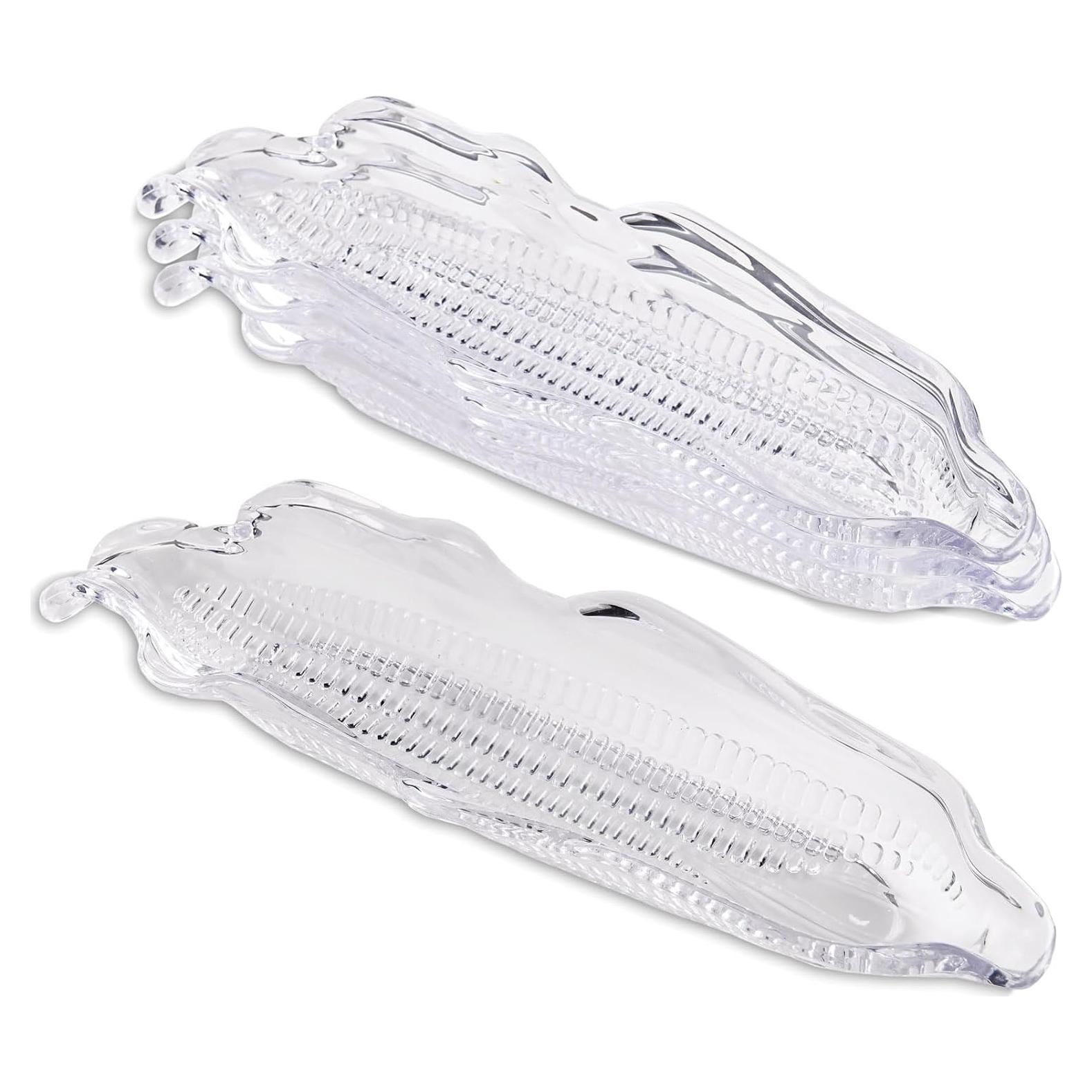 Set de 4 Platos de Maíz HIC Kitchen, Sin BPA, 26.67 cm