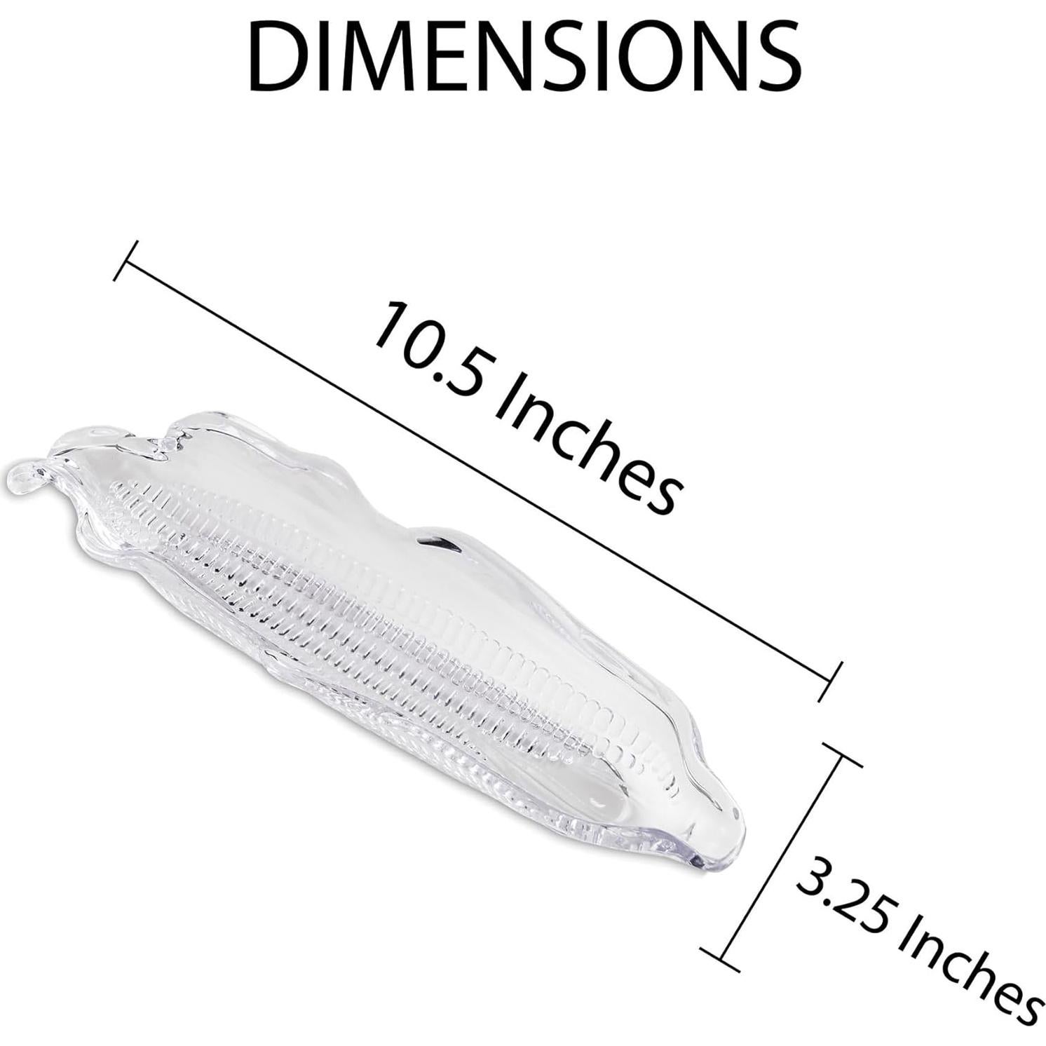 Set de 4 Platos de Maíz HIC Kitchen, Sin BPA, 26.67 cm