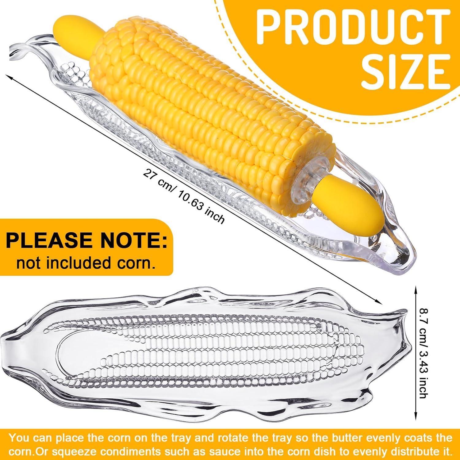 Juego de Utensilios para Maíz Sliner 38 Pcs - 12 Bandejas y 24 Sujetadores