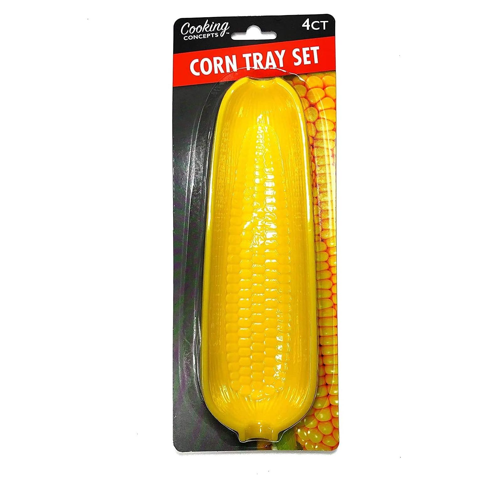 Juego de Bandejas para Mazorcas de Maíz Cooking Concepts 4 Pzas