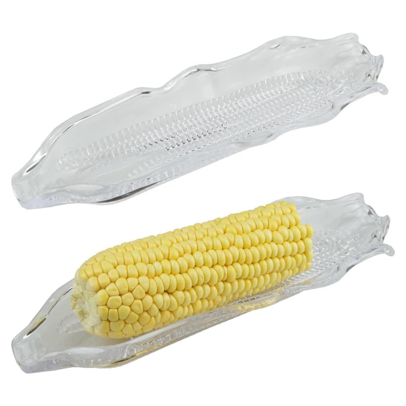 Bandejas de Plástico Transparente para Maíz XGNG - 6 Piezas 26.8 cm