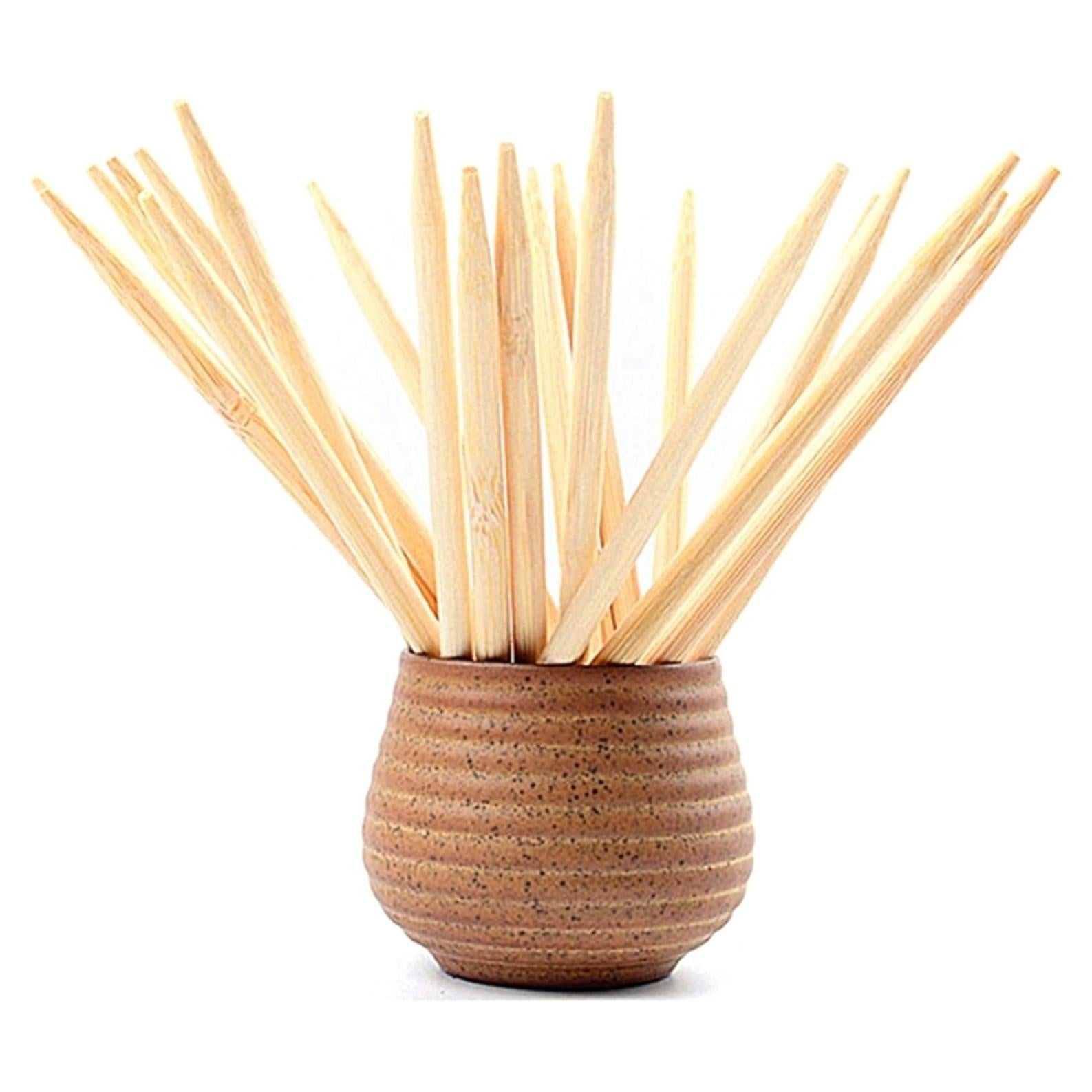 Pinchos de Bambú HOPELF 13.97 cm Semi Punta 100 pcs