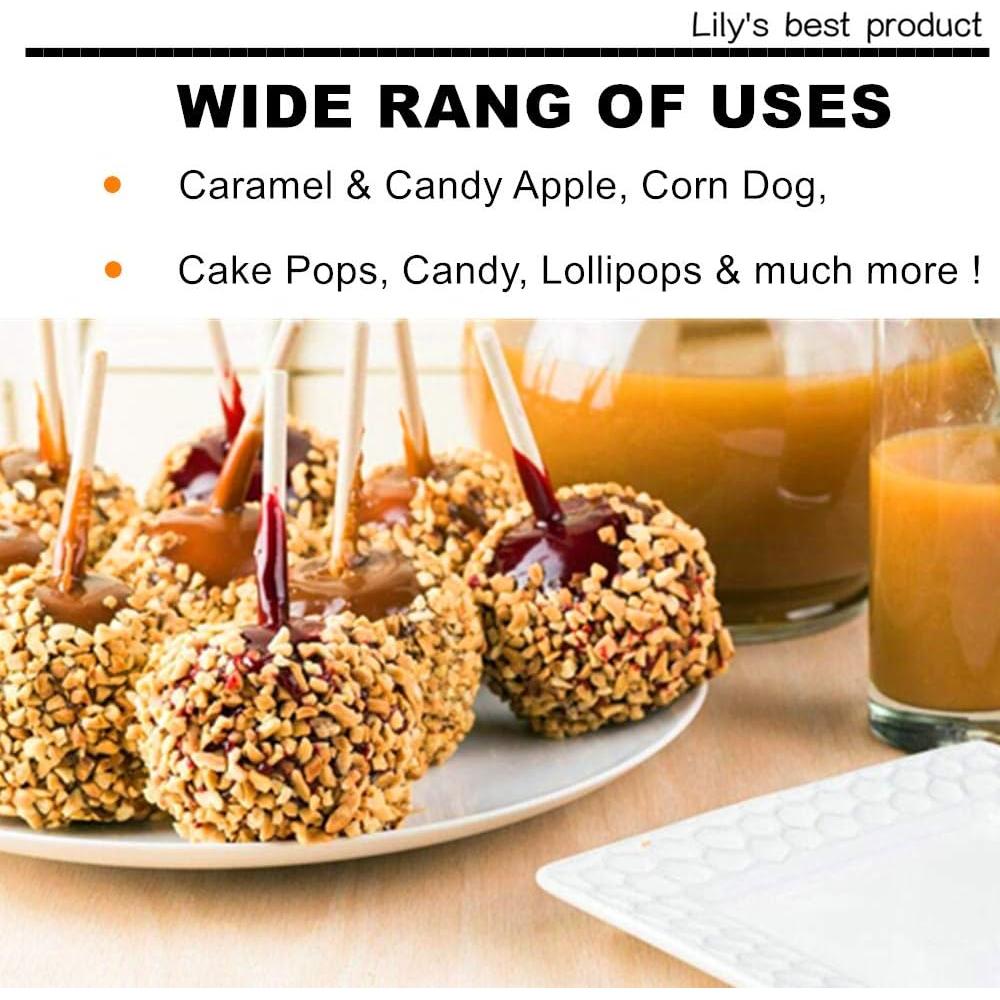 Pinchos de Bambú HOPELF 13.97 cm Semi Punta 100 pcs