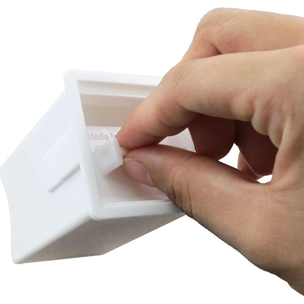 Esparcidor de Mantequilla DGZJSM 3PCS Plástico Blanco 7.7cm