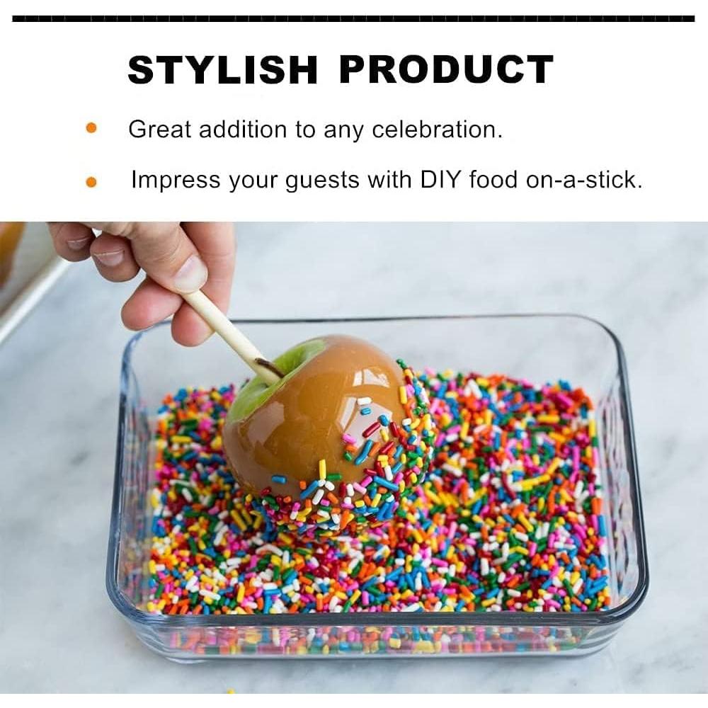 150 Palitos de Caramelo de Bambú YESTOO 14 cm Gruesos 5 mm