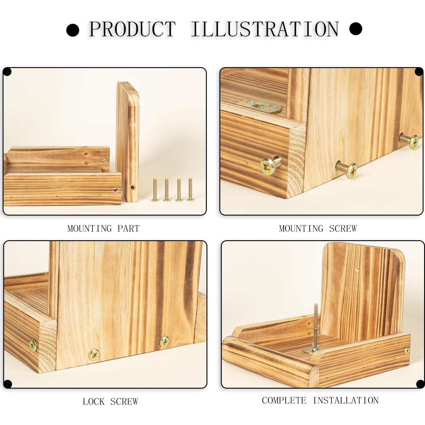 Comedero para Ardillas BalterFF de Madera 20x17.5 cm
