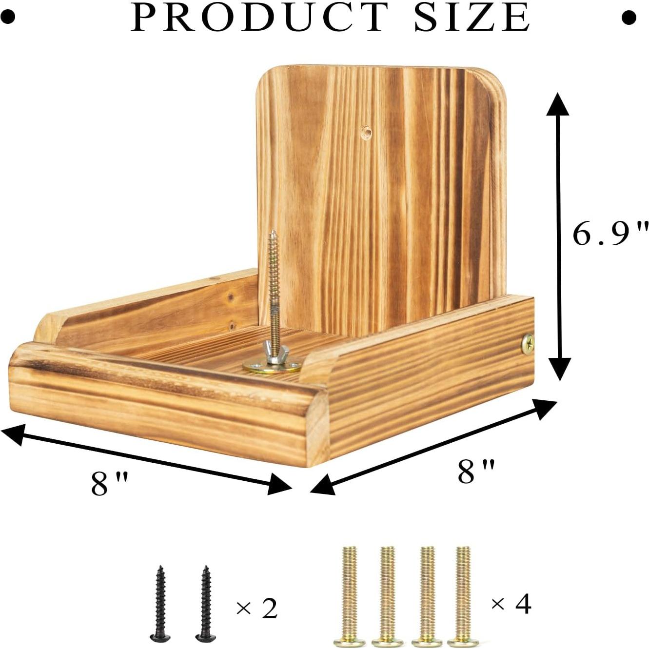 Comedero para Ardillas BalterFF de Madera 20x17.5 cm