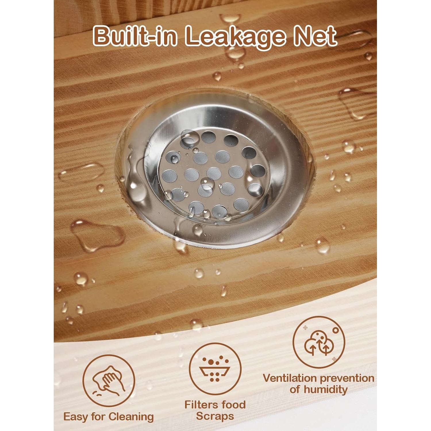 Comedero para Ardillas Turosur de Madera 39.9x15cm