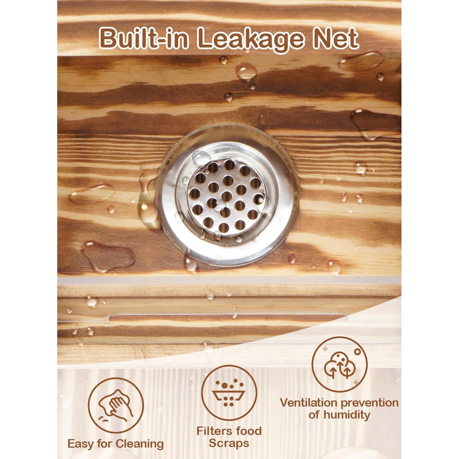 Comedero para Ardillas Turosur de Madera 26.83x18.66cm