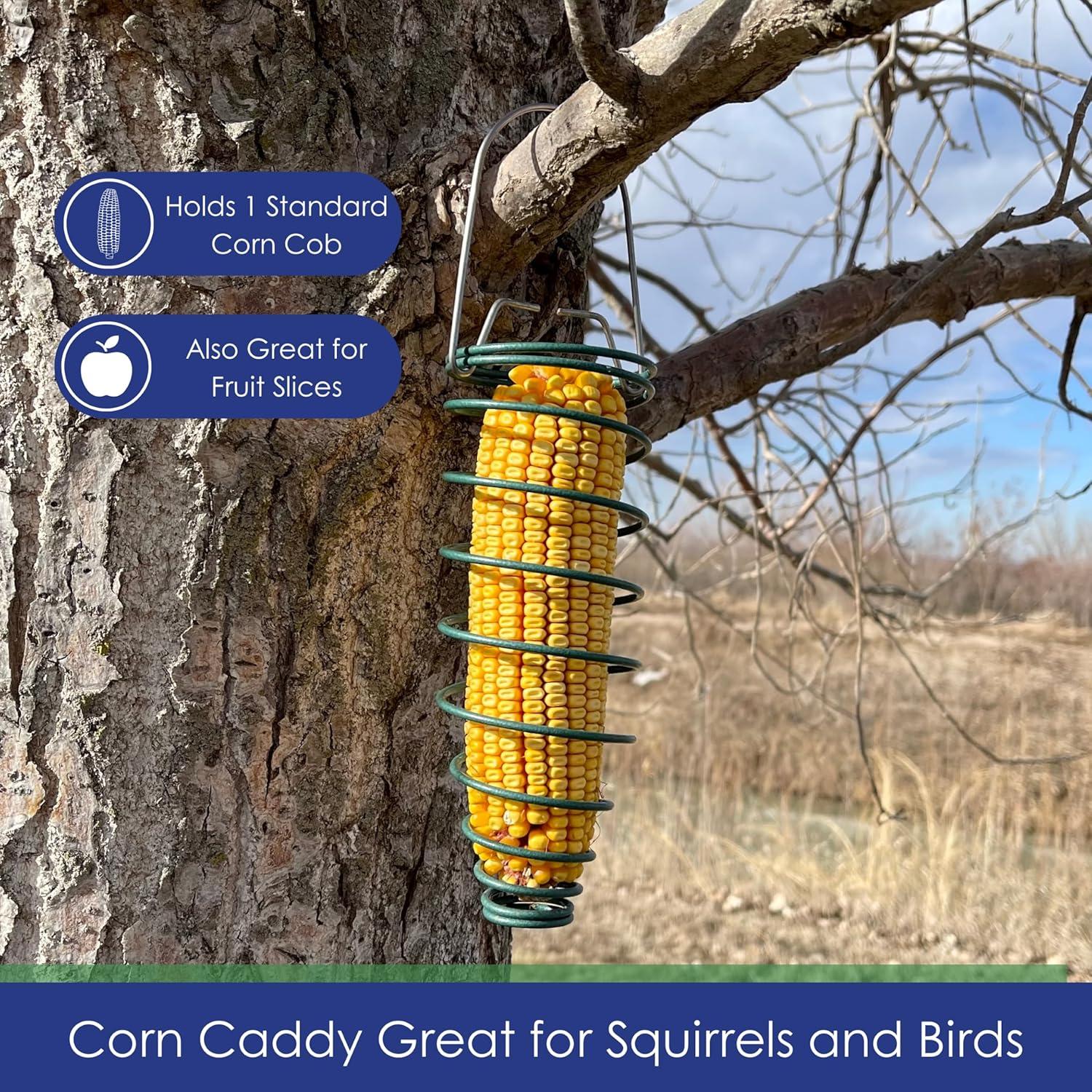 Comedero para Ardillas Backyard Essentials - Soporte Metal 19cm