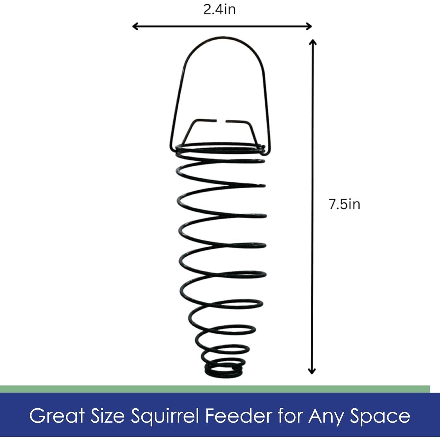 Comedero para Ardillas Backyard Essentials - Soporte Metal 19cm