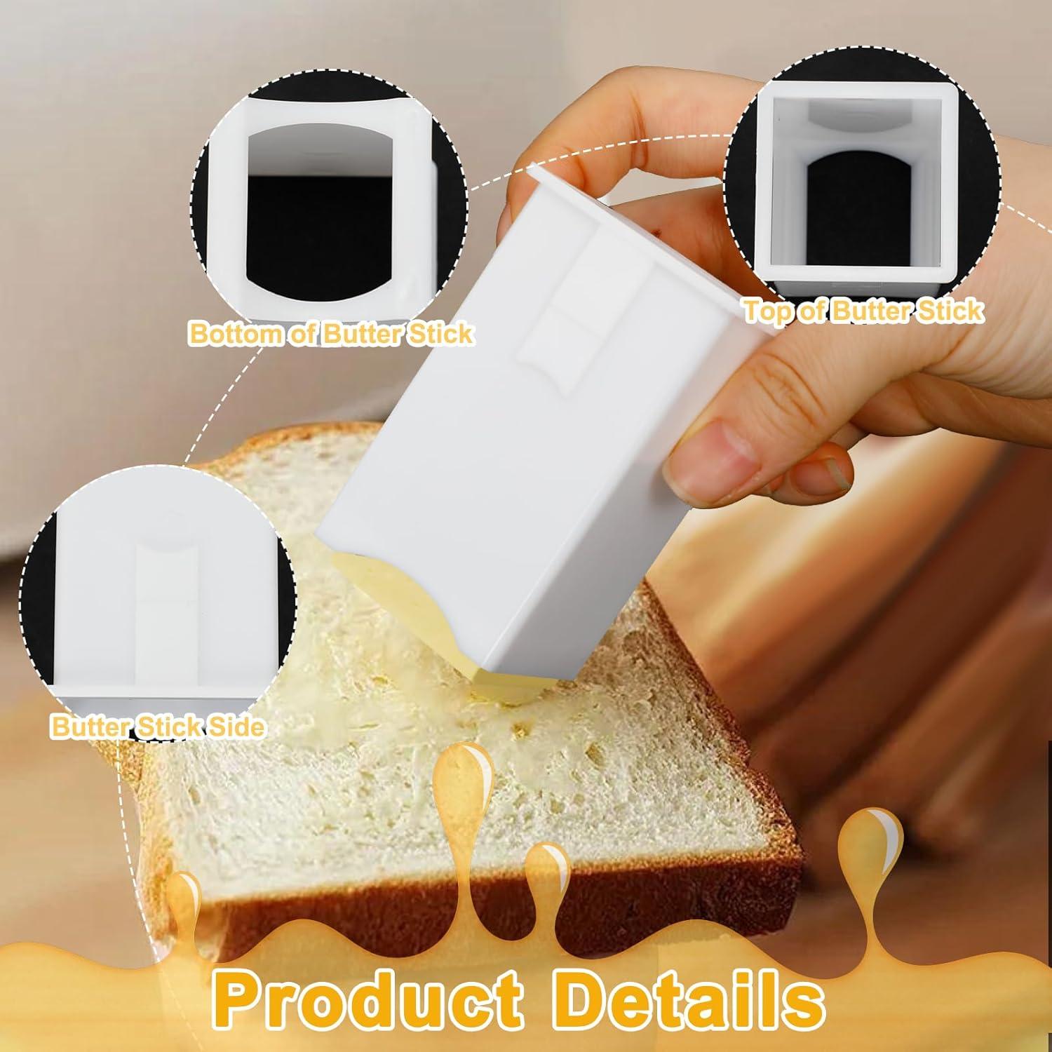 Dispensador de Mantequilla PRAVICS HYH3 Blanco Reutilizable 8.49 cm