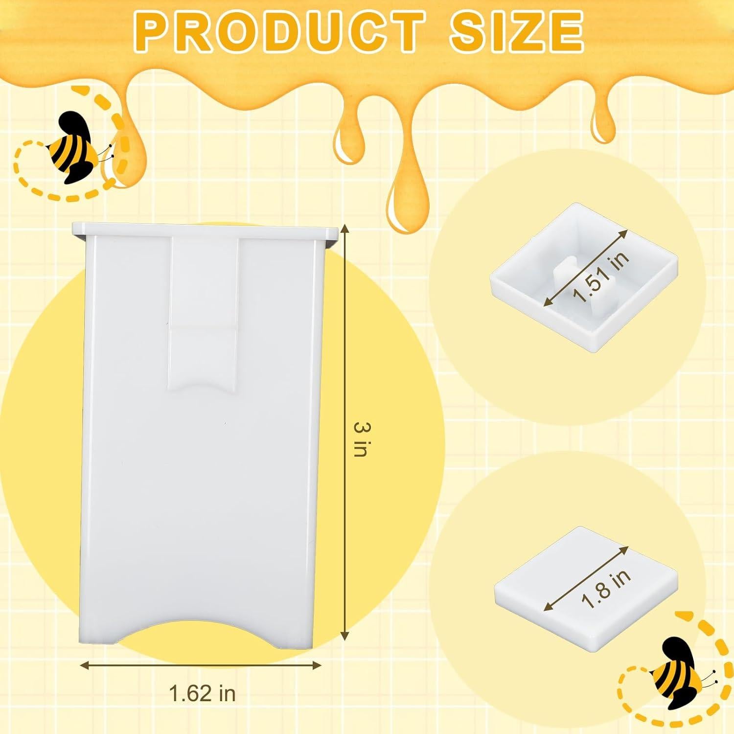 Dispensador de Mantequilla PRAVICS HYH3 Blanco Reutilizable 8.49 cm