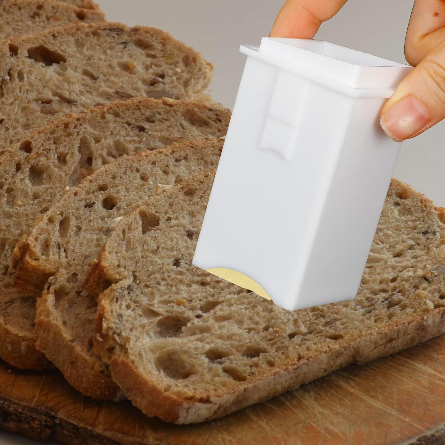 Dispensador de Mantequilla PRAVICS HYH3 Blanco Reutilizable 8.49 cm