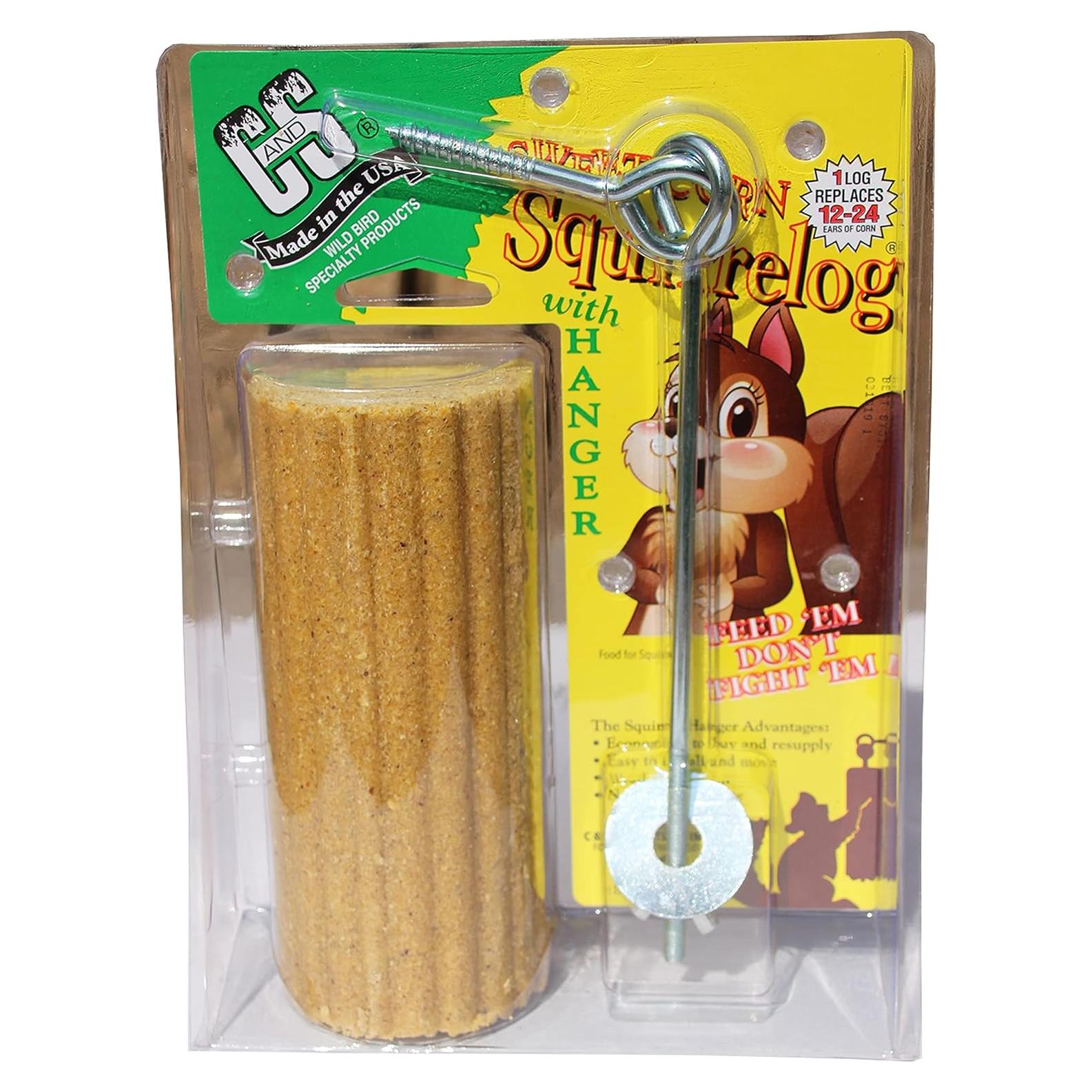 Squirrellog de Maíz Dulce C&S con Kit de Inicio y Colgador