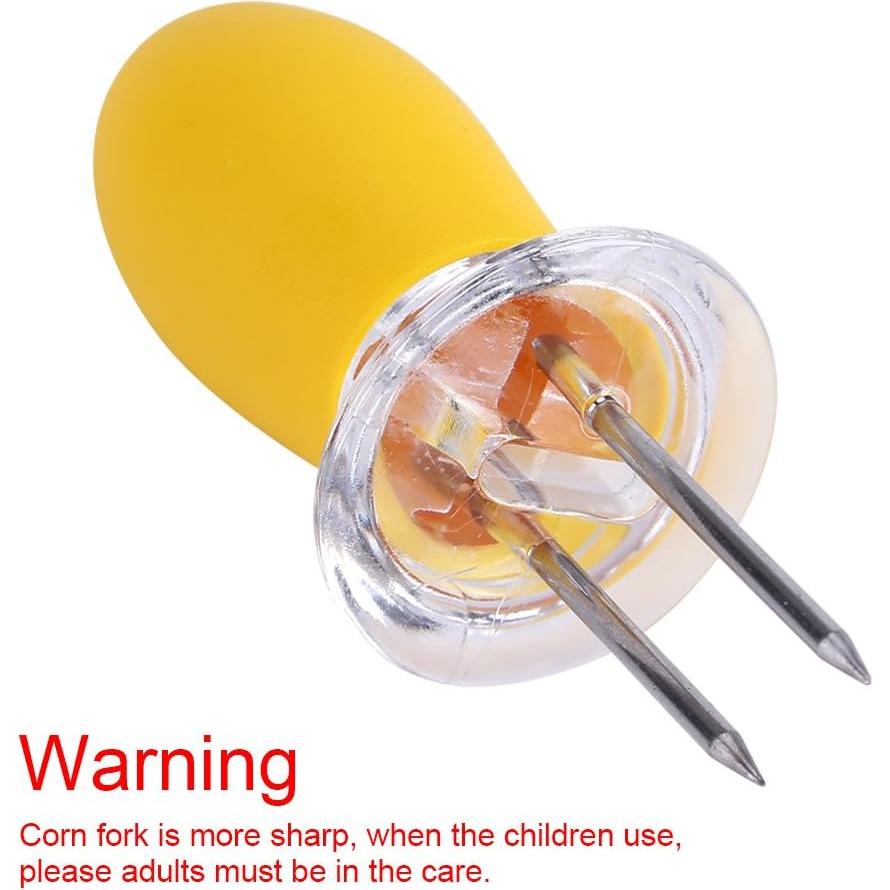 Sujetadores de Mazorcas de Maíz MOUMOUTEN 12 Pcs Acero Inoxidable